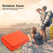 Outdoor Waterproof Sealed Box Shockproof EDC Tools Storage Case (Orange M) Newly