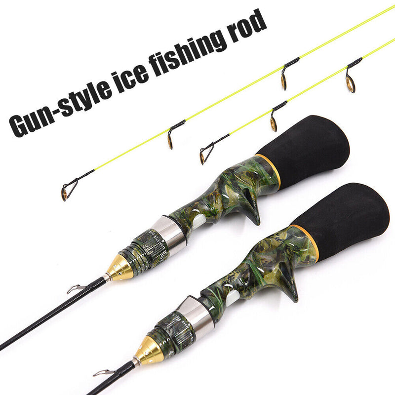 LEO Telescopic Fishing Rod Baitcasting Ice Fishing Travel Sea Pole (60cm) Newly