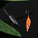 35mm/2.7g mini lead fish Lead Hard Hook Ice Fishing hook Winter Bait AD-Sharp