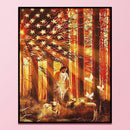 Full Embroidery Printed 3 Strands 11CT Our Lady Kit Stamped Cross Stitch Kit