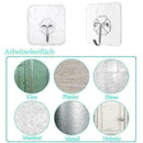 1PC Strong Transparent Suction Cup Sucker Wall Hooks N2W9 M3J9 Kitchen X8A9 R4T1