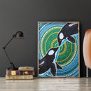 5D Diamond Painting DIY Dolphin Full Drill Special Rhinestone Art