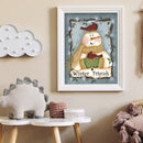 5D DIY Full Round Drill Diamond Painting Kit Cartoon Snowman Wall Art Craft G