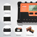 100A Solar Controller Solar Charger Solar Power Controller Battery Charger PW~