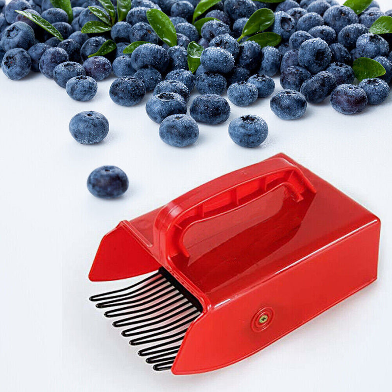 Berry Pickers Scoop Tool with Metallic Comb Plastic Handle Huckleberries