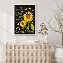 Full Round Crystal Diamond Painting Yellow Sunflower Kit Art Craft Home Decor