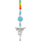 Crystal Wind Chimes Pendant Butterfly Metal Hanging Outdoor Home Garden Decor