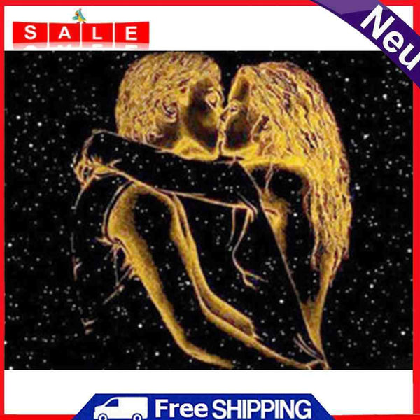 5D DIY Diamond Painting Full Round Drill Couples Picture of Rhinestone