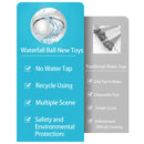 Reusable Water Fight Splash Ball Toys for Party Beach Backyard (White)