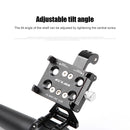 GUB G-99 Bicycle Phone Holder Adjustable Scooter Camera Stand Rack (Black)