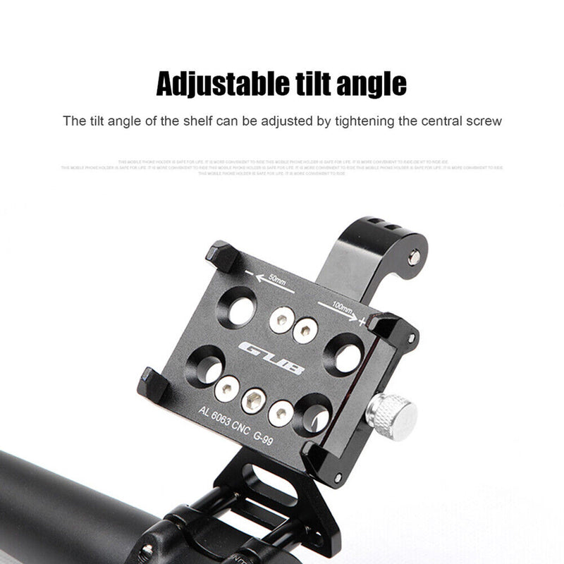 GUB G-99 Bicycle Phone Holder Adjustable Scooter Camera Stand Rack (Black)