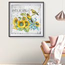 5D DIY Diamond Painting Flowers Birds Full Round Drill Mosaic Art Home Picture