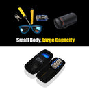 WEST BIKING Bicycle Cycling Bag PVC Repair Kit Storage Capsule Case (Black)