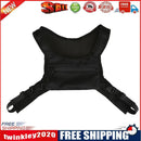 Street Shoulder Bags Women Men Nylon Hip Hop Vest Chest Pouch (1 Black)