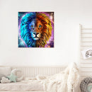 5D Diamond Painting Kit Lion Full Round Drill DIY Rhinestone Picture Home D