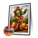 5D Diamond Painting Halloween scarecrow Full Round Drill Rhinestone Kit