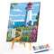 Lighthouse Oil Paint by Numbers Hand Painted Frameless Picture Home Ornament Kit
