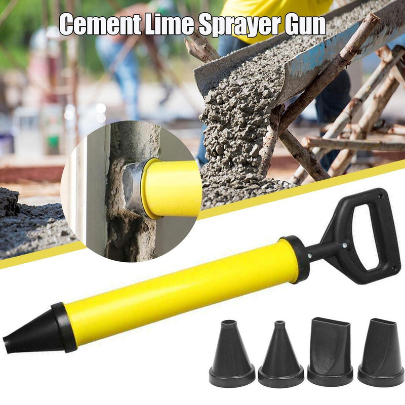 5Pcs/Set Caulking Gun Cement Lime Pump Grouting Mortar Sprayer  Grout Fillings`