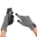 Outdoor Full Finger Mittens Thick Plush Sport Cycling Gloves Knitted Wool Mitts
