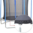 Trampoline Protective Net Jumping Safety Protection Guard (8 Poles 3.06m)