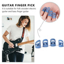 4pcs Finger Cover Colorful Finger Picks for Ukulele Electric Acoustic Guita