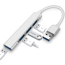USB 3.0 Type-C Hub USB C Hub 4 Ports Multi Splitters Adapter for PC Computer