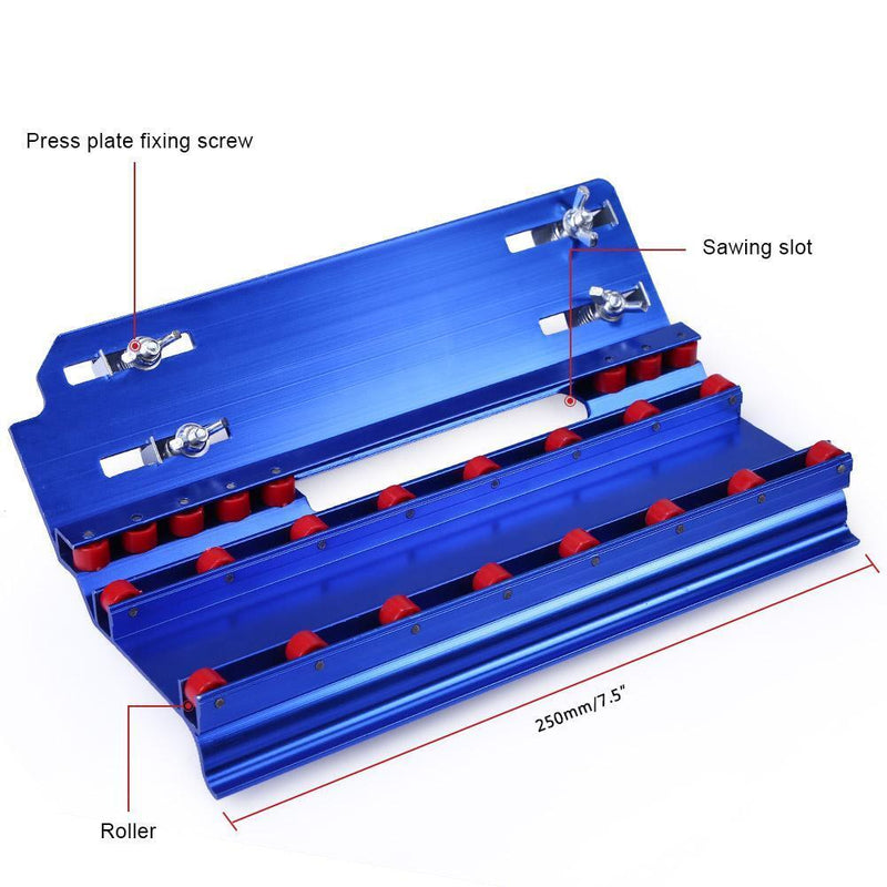 45 Degree Stone Cutting Machine Tile Ceramic Chamfering Cutter Mill (Blue) Newly