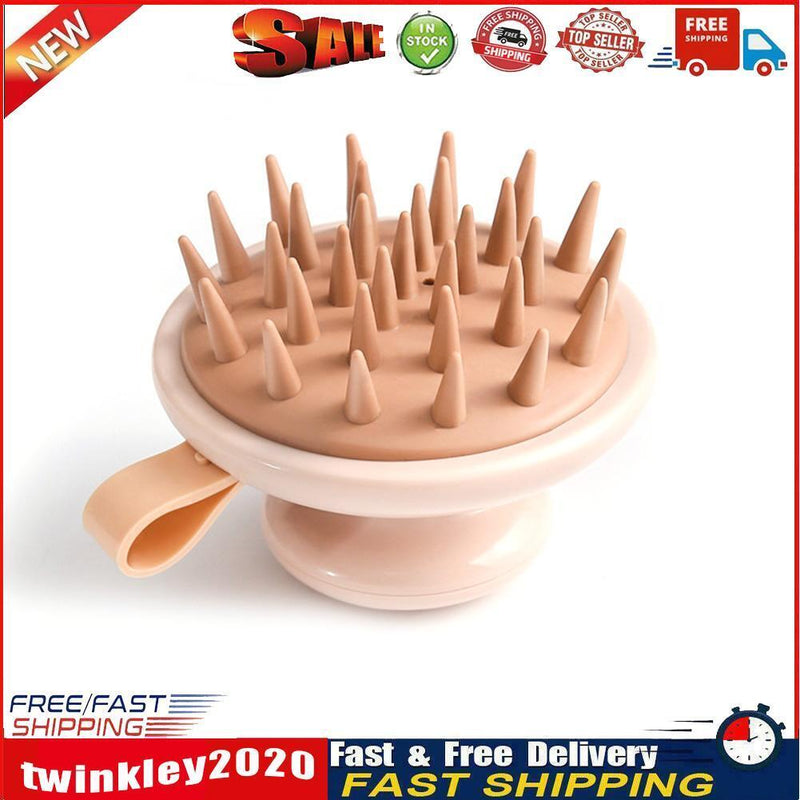 Handheld Scalp Massage Brush Portable Shampoo Brush Hair Care Comb (Pink) Newly