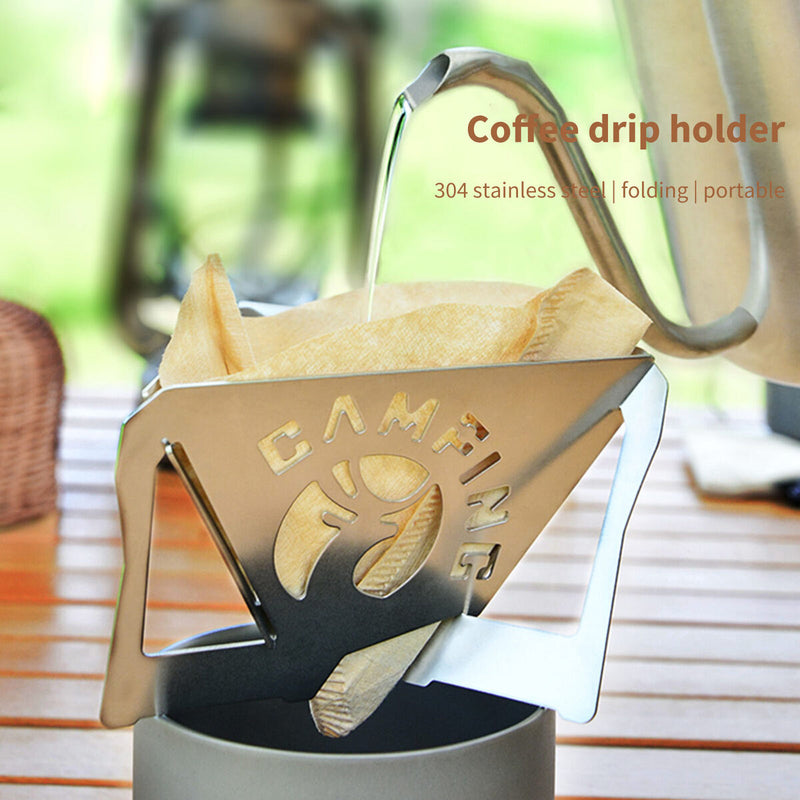 SUNDICK Coffee Drip Holder Foldable Coffee Brewing Rack for Picnic Hiking