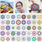 Embossing Stencils Mandala Dotting Tool Pottery Clay Tools Painting Templates