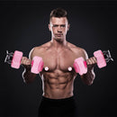 Outdoor Fitness Cycling Camping Water Bottle Gym Sport PET Dumbbell Shape K