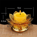 Craft Incensecone Lotus Seat Brass Decoration Lotus Lamp holder Incense Burner