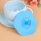 Sealing Food Class Silicone Cup Lid Thermal Insulation Cup Cover(Blue)