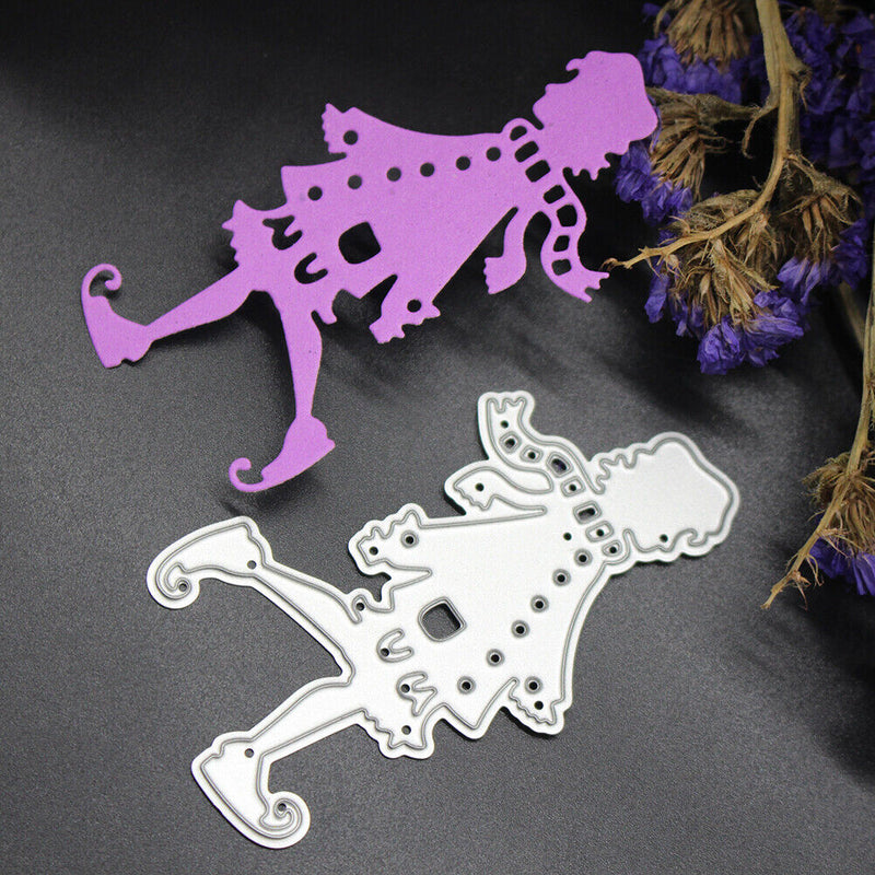 AVZYARDY Christmas Metal Punching Molds Cardmaking Stencils Pr?gesc