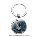 Ukraine Keychain Trinkets Ukrainian Charm Key Rings Bag Car Pendant (3) Newly