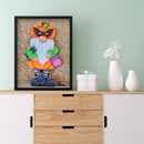 30x40cm 5D DIY Full Round Drill Diamond Painting Gingerbread Goblin Art Decor