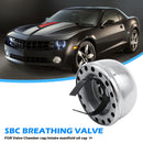 Chrome Push-in Valve Cover Breather for SBC Small Block Chevy 283 327 350