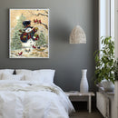 DIY Acrylic Drawing Oil Paint by Numbers Christmas Snowman Picture Home Dec