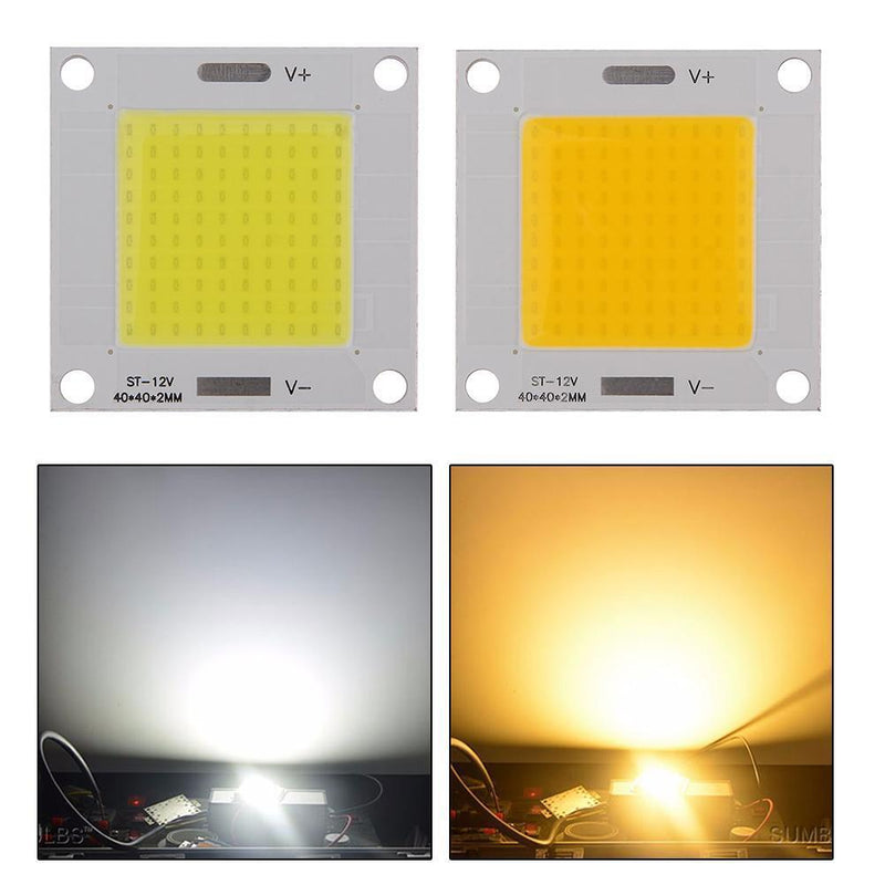 DC12-14V 50W COB LED Integrated Chip Light Panel Bulb for Spotlight White*5