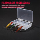 4pcs Minnow Fishing Lures Bait with Treble Hooks Wobblers Fishing Tackle Newly