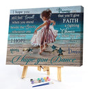 Dancing Girl Frameless DIY Oil Paint by Numbers Kit Picture Coloring Art