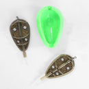 Sea Fishing Accessories 30/40g Sinker Method Flat Troughs Feeder Mould Set