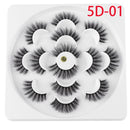 Fluffy Handmade False Eyelashes Eye Lashes Extension Thick Cross 5D Mink Hair
