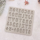 Number Bake Mold Silicone Decorating Tools Baking Accessories Letter Mold