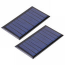 0.3W 5V 60mA Solar Panel Solar Cell Polycrystalline DIY Solar Charger for 3