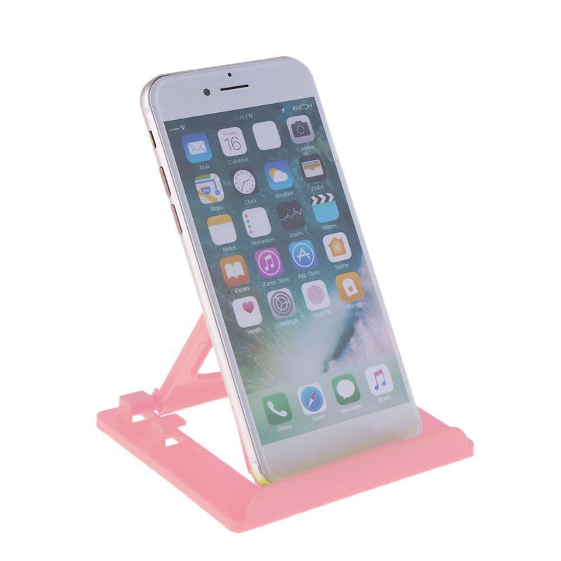 Mobile Phone Folding Charging Rack Holder for Smartphone Tablet(Pink)