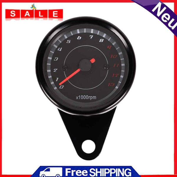 DC12V Universal Motorcycle Speedometer Speedometer Display Speed & Miles