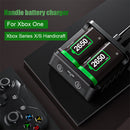 For Xbox Series X Controller Battery Charger with 2x2650 mAh Battery Packs