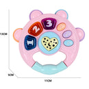 Baby Rattle Music Flashing Infant Pat Hand Bell Early Educational Toys (C) Newly