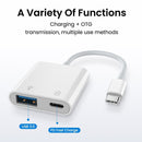 Data Sync U Disk Reader PD Fast Charging USB 3.0 Type-C OTG Adapter Converter